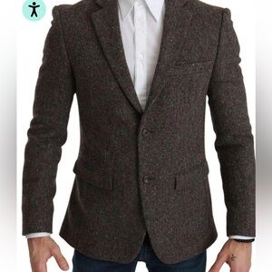 Dolce & Gabbana
Tweed Blazer TwoButton Notch Lapel - Brown
Colour: Brown
NWT